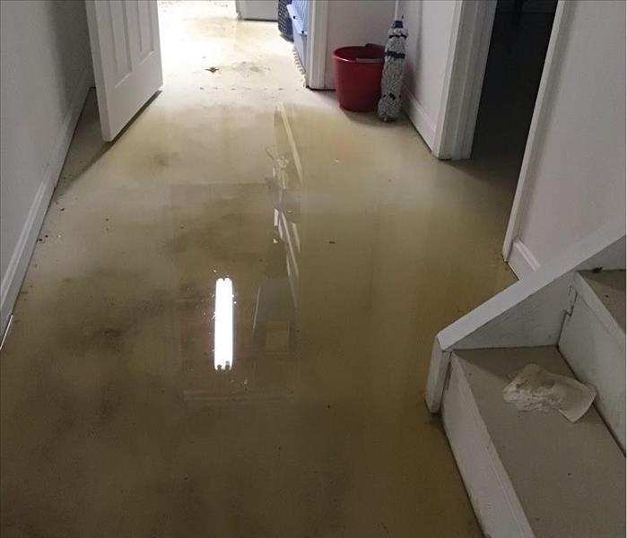 floodwater on floor